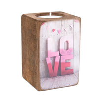 Подсвечник Shirma «Love» розовый купить с доставкой в любой город Украины, цена от 86 грн.