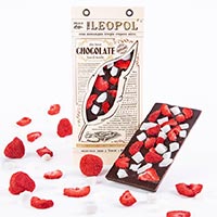Шоколад чeрный Leopol «З кокосом та полуницею» купить с доставкой в любой город Украины, цена от 89 грн.