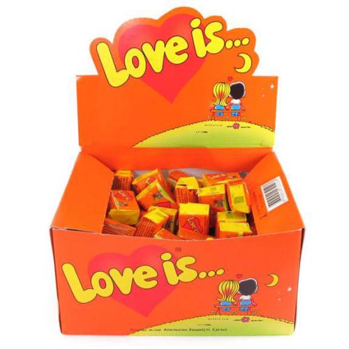 Блок жевачек Sweet Flavor «Love is...» ананас-апельсин 100 шт. купить с доставкой в любой город Украины. Киев, Харьков, Одесса, Львов. Цена от 199 грн.