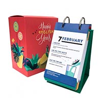 Календарь английский Gifty «Happy English Year» на кольцах купить с доставкой в любой город Украины, цена от 399 грн.