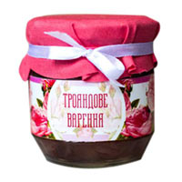 Розовое варенье (конфитюр) купить с доставкой в любой город Украины, цена от 99 грн.