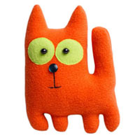 Игрушка Кот оранжевый 4 лапы (средние игрушки) купить с доставкой в любой город Украины, цена от 160 грн.