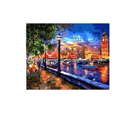 Картина-раскраска Raskras «Жизнь в Лондоне» 40х50 см купить с доставкой в любой город Украины, цена от 320 грн.