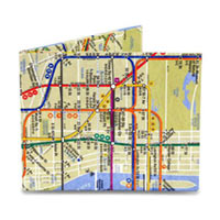 Кошелек «NYC Subway Map» купить с доставкой в любой город Украины, цена от 359 грн.