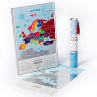 Скретч-карта Европы Silver (англ) купить с доставкой в любой город Украины, цена от 360 грн.