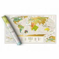 Скретч карта мира 1DEA.me «Travel Map Geography World» на англ. купить с доставкой в любой город Украины, цена от 550 грн.