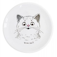 Детская тарелка Orner Store «Милый котик» купить с доставкой в любой город Украины, цена от 219 грн.