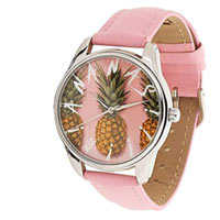 Часы ZIZ маст-хэв "Ананас" (розовый, серебро) купить с доставкой в любой город Украины, цена от 540 грн.