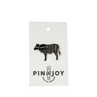 Значок PIN&JOY «Корова стейк черная» купить с доставкой в любой город Украины, цена от 169 грн.