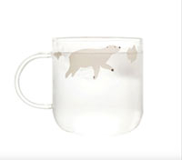 Чашка Штуки «Белый Медведь на льдине» прозрачная купить с доставкой в любой город Украины, цена от 213 грн.
