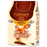 Кофе молотый Кавуська «Віденська» купить с доставкой в любой город Украины, цена от 70 грн.