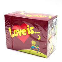 Блок жевачек Sweet Flavor «Love is...» вишня-лимон 100 шт. купить с доставкой в любой город Украины, цена от 199 грн.