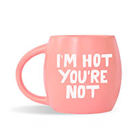 Чашка розовая "I'm hot you're not" купить с доставкой в любой город Украины, цена от 249 грн.