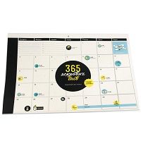 Календарь-планер белый «365 яскравих днів» купить с доставкой в любой город Украины, цена от 249 грн.