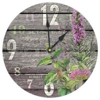 Часы настенные круглые Presentville Цветы Мяты 36 см купить с доставкой в любой город Украины, цена от 389 грн.