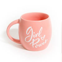 Чашка розовая "Girl power" купить с доставкой в любой город Украины, цена от 249 грн.