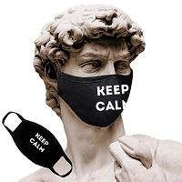 Защитная маска для лица Just Cover «Keep calm» купить с доставкой в любой город Украины, цена от 79 грн.