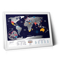 Скретч карта 1DEA.me «Travel Map Holiday World» NEW купить с доставкой в любой город Украины, цена от 400 грн.