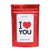Шоколад EcoGo «I love you» red 75 г купить с доставкой в любой город Украины, цена от 69 грн.