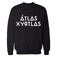 Свитшот с логотипом «ATLAS ХУЯTLAS» черный купить с доставкой в любой город Украины, цена от 777 грн.