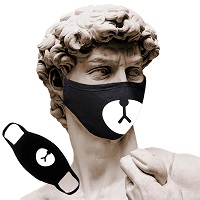 Защитная маска для лица Just Cover «Мишка» купить с доставкой в любой город Украины, цена от 79 грн.