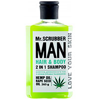 Мужской шампунь для волос и тела Mr.Scrubber «MAN 2in1» купить с доставкой в любой город Украины, цена от 239 грн.