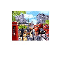 Картина-раскраска Raskras «Весна в Лондоне» 40х50 см купить с доставкой в любой город Украины, цена от 320 грн.