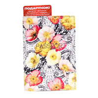 Обложка на паспорт Shirma "Цветы на ткани" купить с доставкой в любой город Украины, цена от 149 грн.