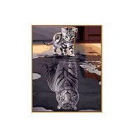 Картина-раскраска Raskras «Душа тигра» 40х50 см купить с доставкой в любой город Украины, цена от 280 грн.