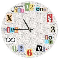 Часы настенные круглые Presentville Математика 36 см купить с доставкой в любой город Украины, цена от 389 грн.
