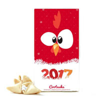Печенье с заданиями "С Новым Годом" Cock BIG купить с доставкой в любой город Украины, цена от 179 грн.