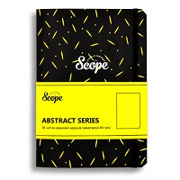 Скетчбук Scope ABSTRACT черный с желтым 72 стр купить с доставкой в любой город Украины, цена от 99 грн.
