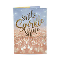 Обложка на паспорт Just Cover «Smile Sparkle Shine» купить с доставкой в любой город Украины, цена от 149 грн.