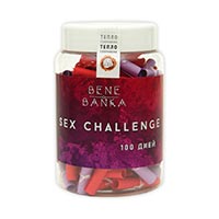 Банка вдохновляющих записок Bene Banka «Sex Challenge» купить с доставкой в любой город Украины, цена от 150 грн.