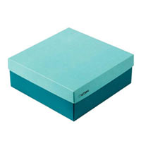 Подарочная коробочка 21х21х8 см, №2 сине-голубая купить с доставкой в любой город Украины, цена от 100 грн.