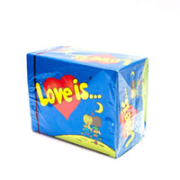 Блок жевачек Sweet Flavor «Love is...» клубника-банан 100 шт. купить с доставкой в любой город Украины, цена от 199 грн.