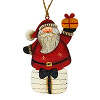 Декоративное елочное украшение Elen Decor «Санта Клаус» купить с доставкой в любой город Украины, цена от 83 грн.