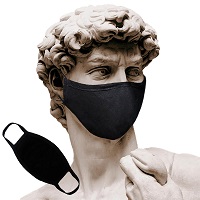 Защитная маска для лица Just Cover черная купить с доставкой в любой город Украины, цена от 65 грн.