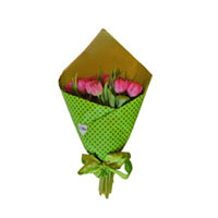 Конверт из тюльпанов La Fleur «Благодарность» купить с доставкой в любой город Украины, цена от 750 грн.