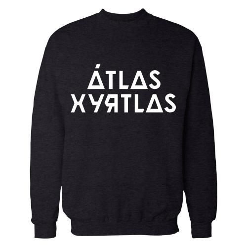 Свитшот с логотипом «ATLAS ХУЯTLAS» черный купить с доставкой в любой город Украины. Киев, Харьков, Одесса, Львов. Цена от 777 грн.