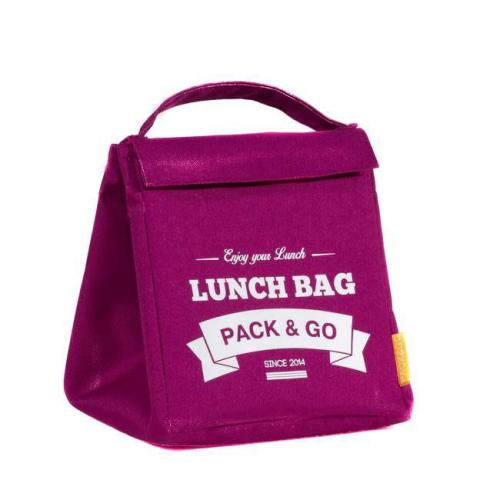 Lunch Bag Pack&Go - M малиновый купить с доставкой в любой город Украины. Киев, Харьков, Одесса, Львов. Цена от 406 грн.