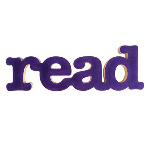 Слово «Read» (фиолетовый) купить с доставкой в любой город Украины. Киев, Харьков, Одесса, Львов. Цена от 245 грн.