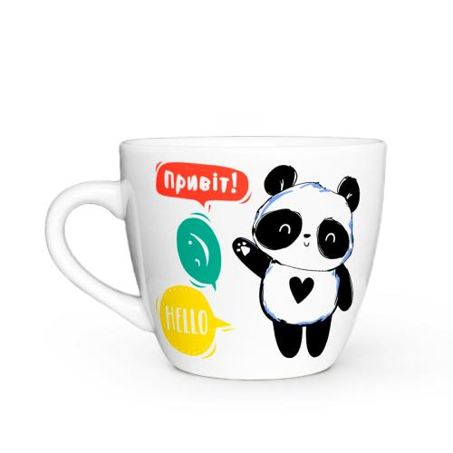 Чашка Kvarta «HELLO панда» купить с доставкой в любой город Украины. Киев, Харьков, Одесса, Львов. Цена от 118 грн.
