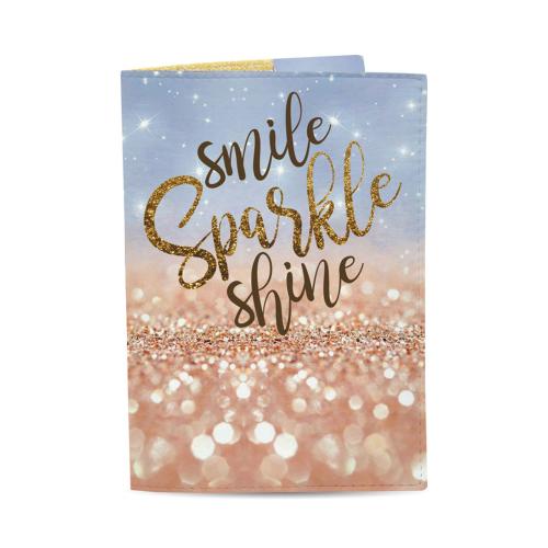 Обложка на паспорт Just Cover «Smile Sparkle Shine» купить с доставкой в любой город Украины. Киев, Харьков, Одесса, Львов. Цена от 149 грн.