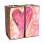 Подсвечник парный Shirma «Сердце» розовый фон купить с доставкой в любой город Украины, цена от 180 грн.