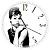Часы настенные круглые Presentville Одри Хепберн 36 см купить с доставкой в любой город Украины, цена от 389 грн.