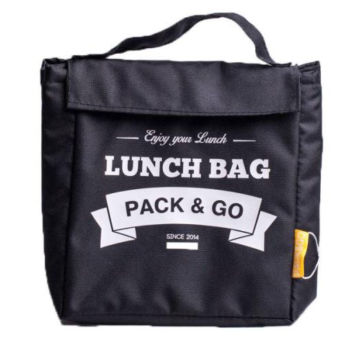 Lunch Bag Pack&Go - M black купить с доставкой в любой город Украины. Киев, Харьков, Одесса, Львов. Цена от 406 грн.