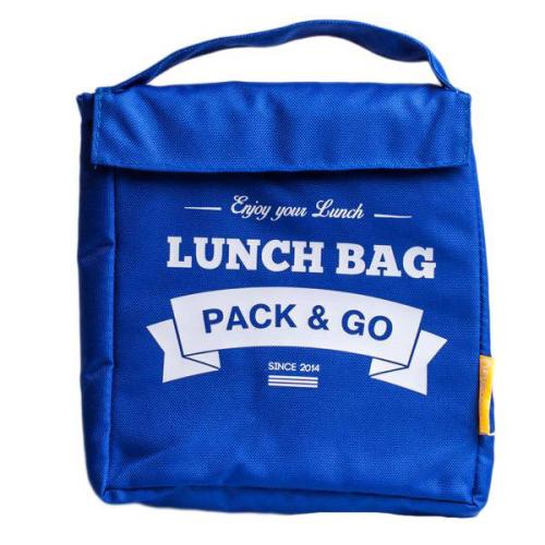 Lunch Bag Pack&Go - M blue купить с доставкой в любой город Украины. Киев, Харьков, Одесса, Львов. Цена от 406 грн.