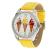 Часы ZIZ маст-хэв "Мороженое" (желтый, серебро) купить с доставкой в любой город Украины. Киев, Харьков, Одесса, Львов. Цена от 540 грн.