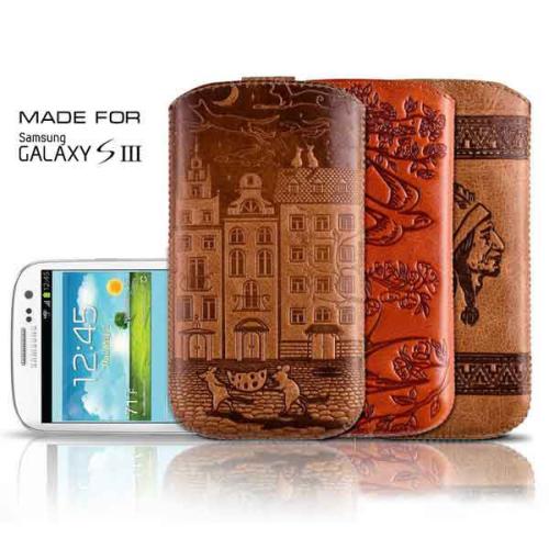 Чехол для Samsung S3  «Город» (бежевый) купить с доставкой в любой город Украины. Киев, Харьков, Одесса, Львов. Цена от 170 грн.